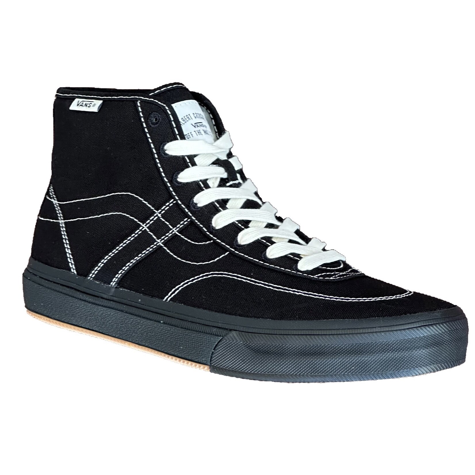 Vans Vans Crockett High Decon Canvas Skate Shoe - Black/White