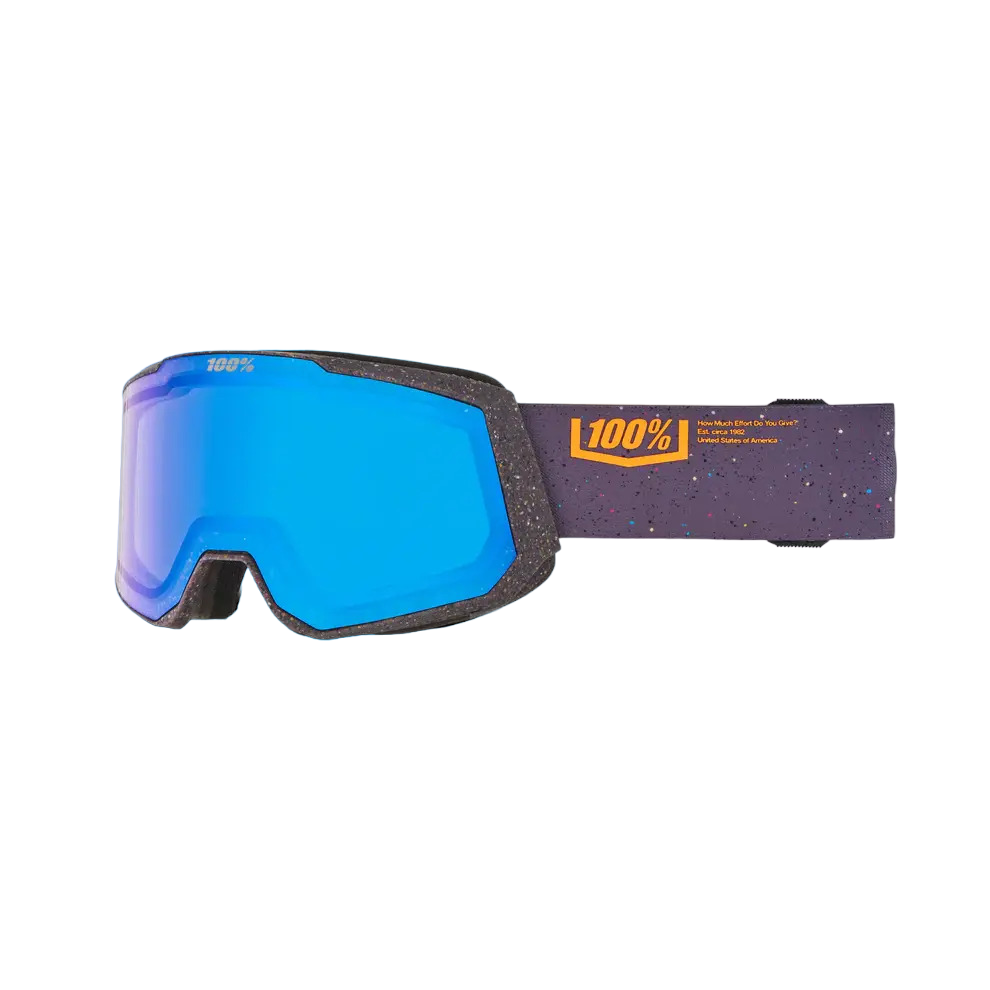 100% Snowcraft XL Goggle - Academia and Blue Lens - Attic Skate