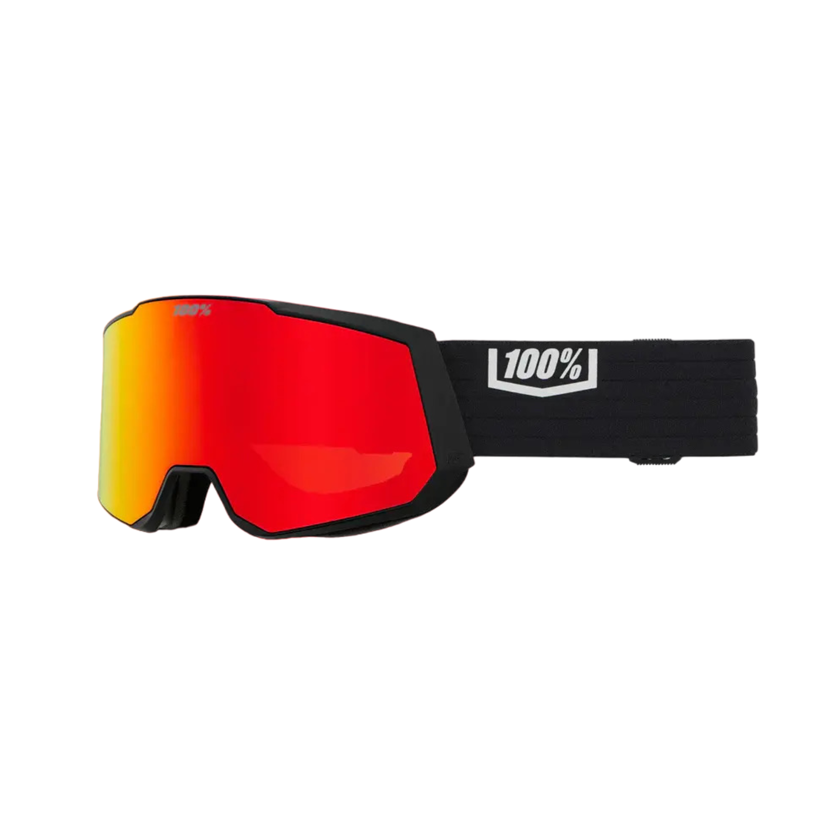 100percent 100% Snowcraft XL Goggle - Black/Red and Turquoise Lens