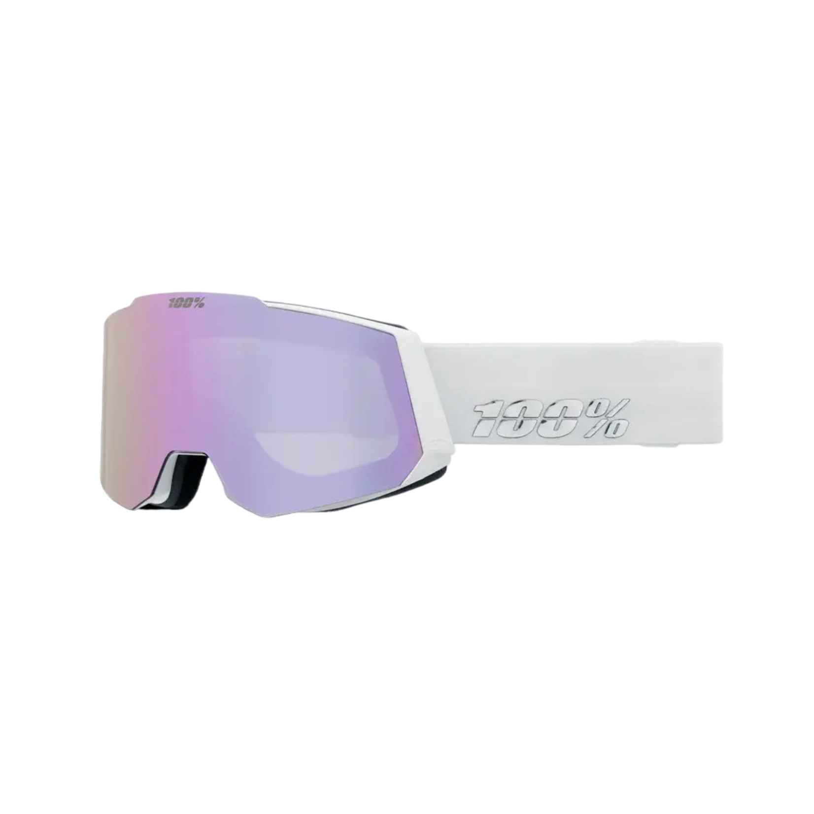 100percent 100% Snowcraft Goggle - White/Lavender and Turquoise Lens
