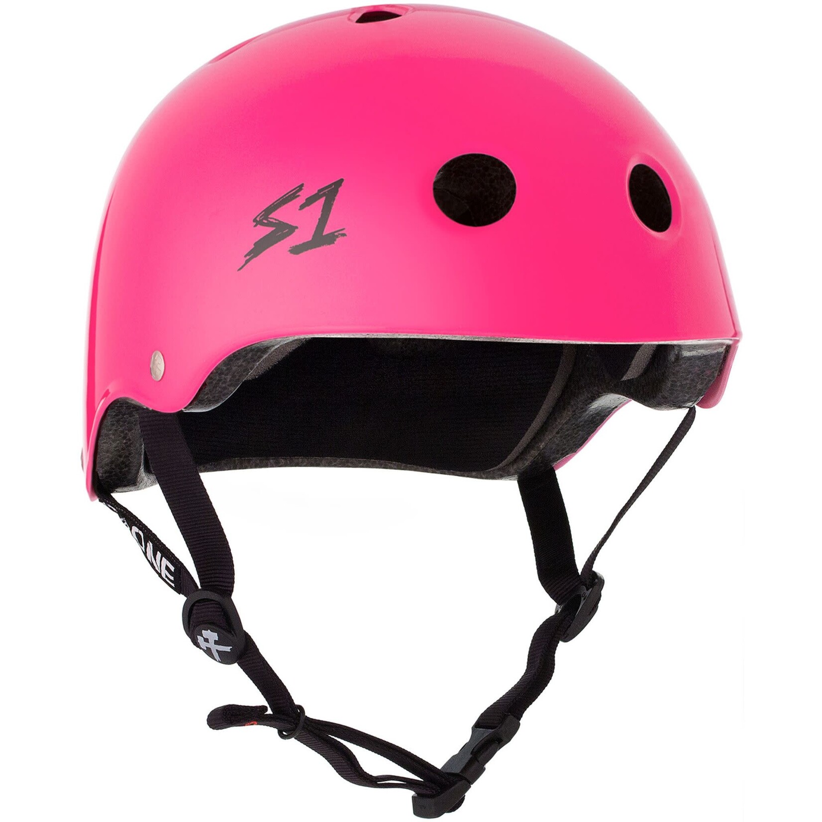 S-One Helmets S-One Mini Lifer Helmet - Hot Pink Gloss - L