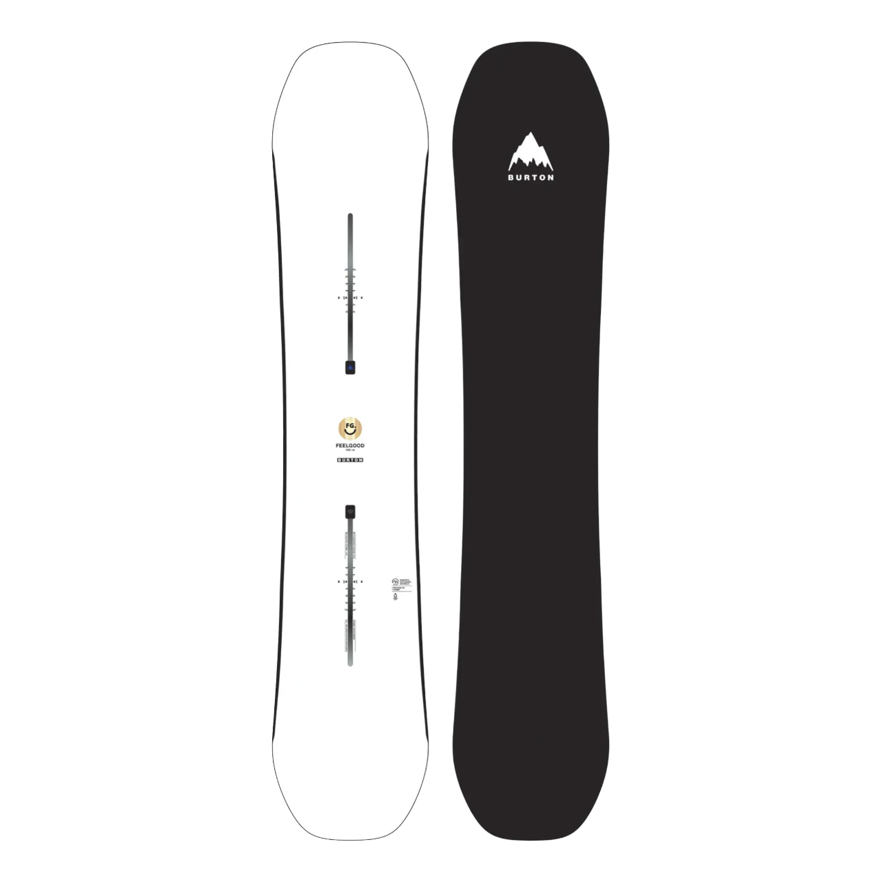 2024 Burton Feelgood Camber Women's Deck- White - Attic Skate