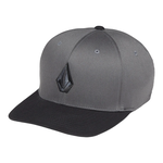 Volcom Volcom Full Stone Flex Fit Hat - Asphalt Black - Small/Medium