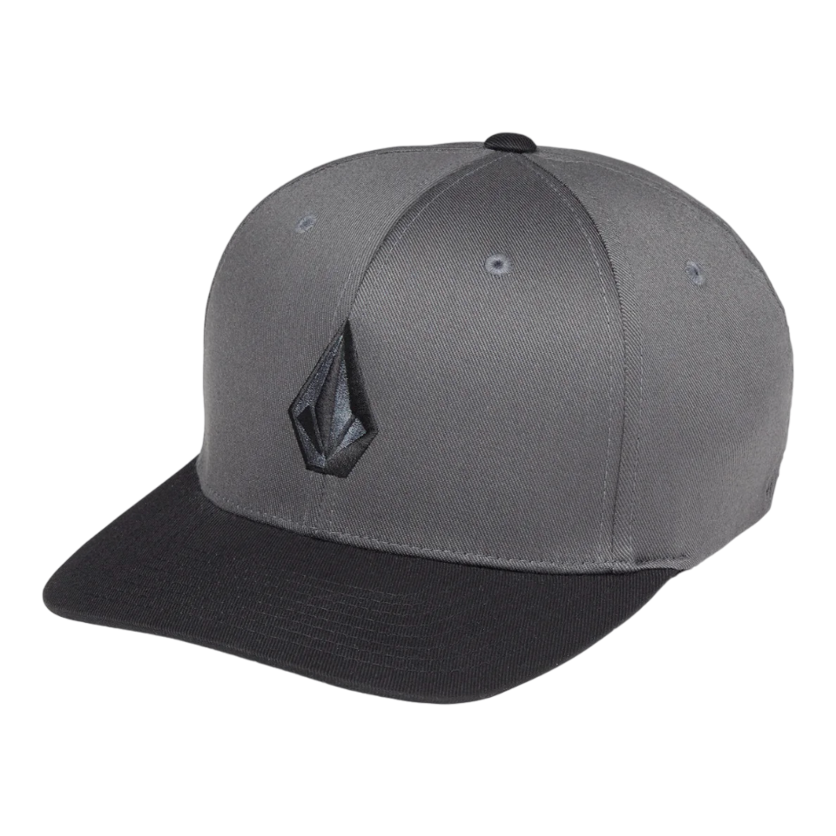 Volcom Volcom Full Stone Flex Fit Hat - Asphalt Black - Small/Medium