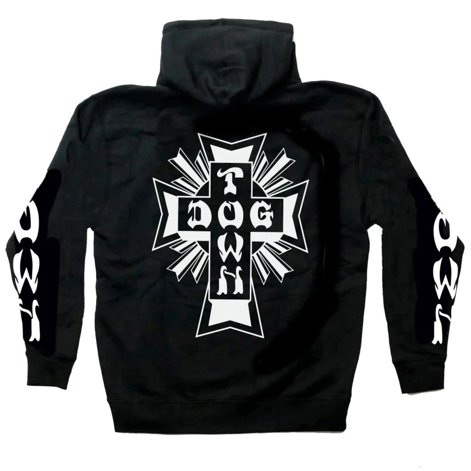 Dogtown Dogtown Cross Logo Hoodie - Black/White
