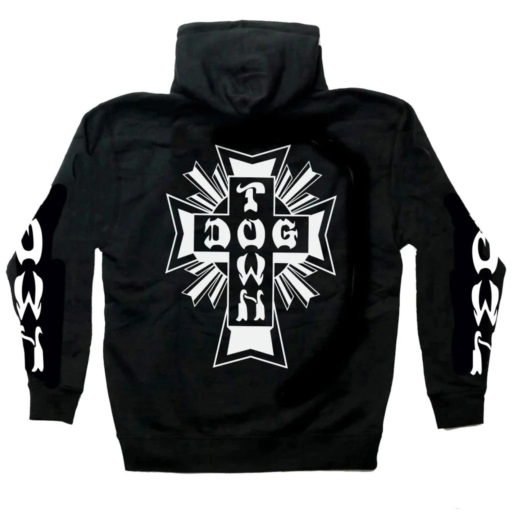 Dogtown Dogtown Cross Logo Pullover Sweatshirt - Black/White