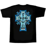 Dogtown Dogtown Cross Logo Color T-Shirt - Black/Blue