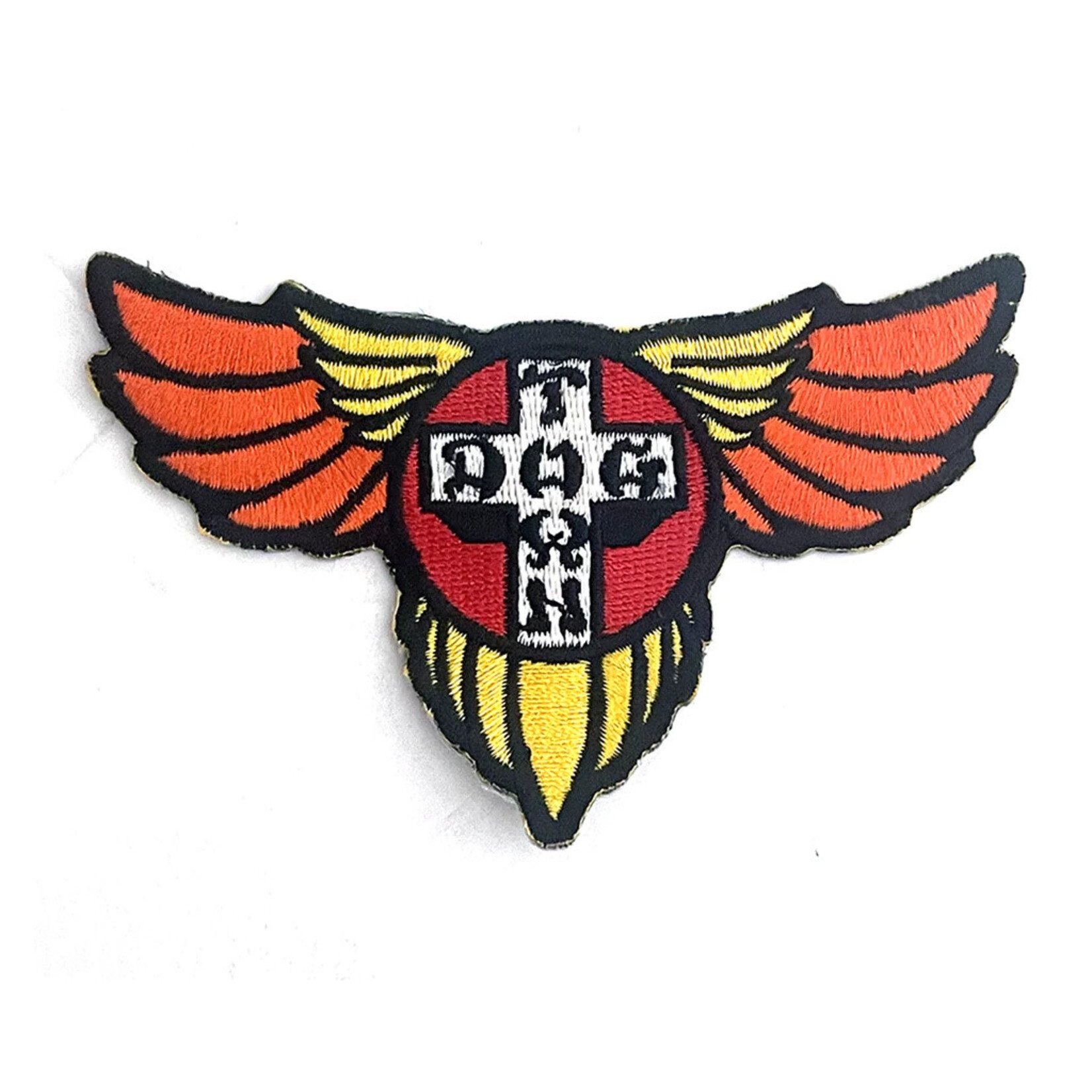 Dogtown Dogtown Wings 70s Patch 4" x 2.25" - Orange / Yellow Wings