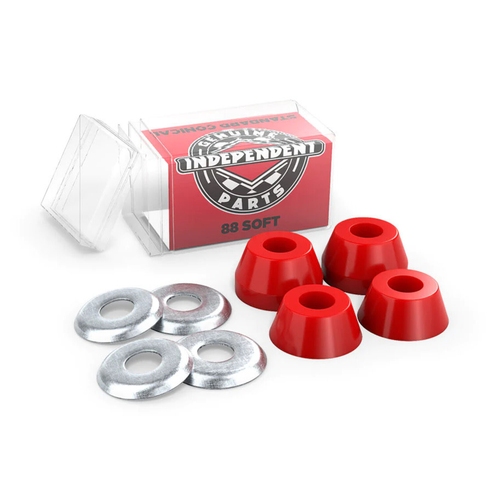 Independent Independent - Bushings - Conical - Soft - Red- 88a
