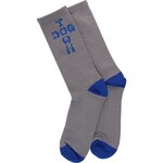 Dogtown Dogtown Cross Letters Crew Socks - Grey/Blue