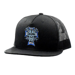 Dogtown Dogtown Blue Cross Patch Mesh Hat - Black