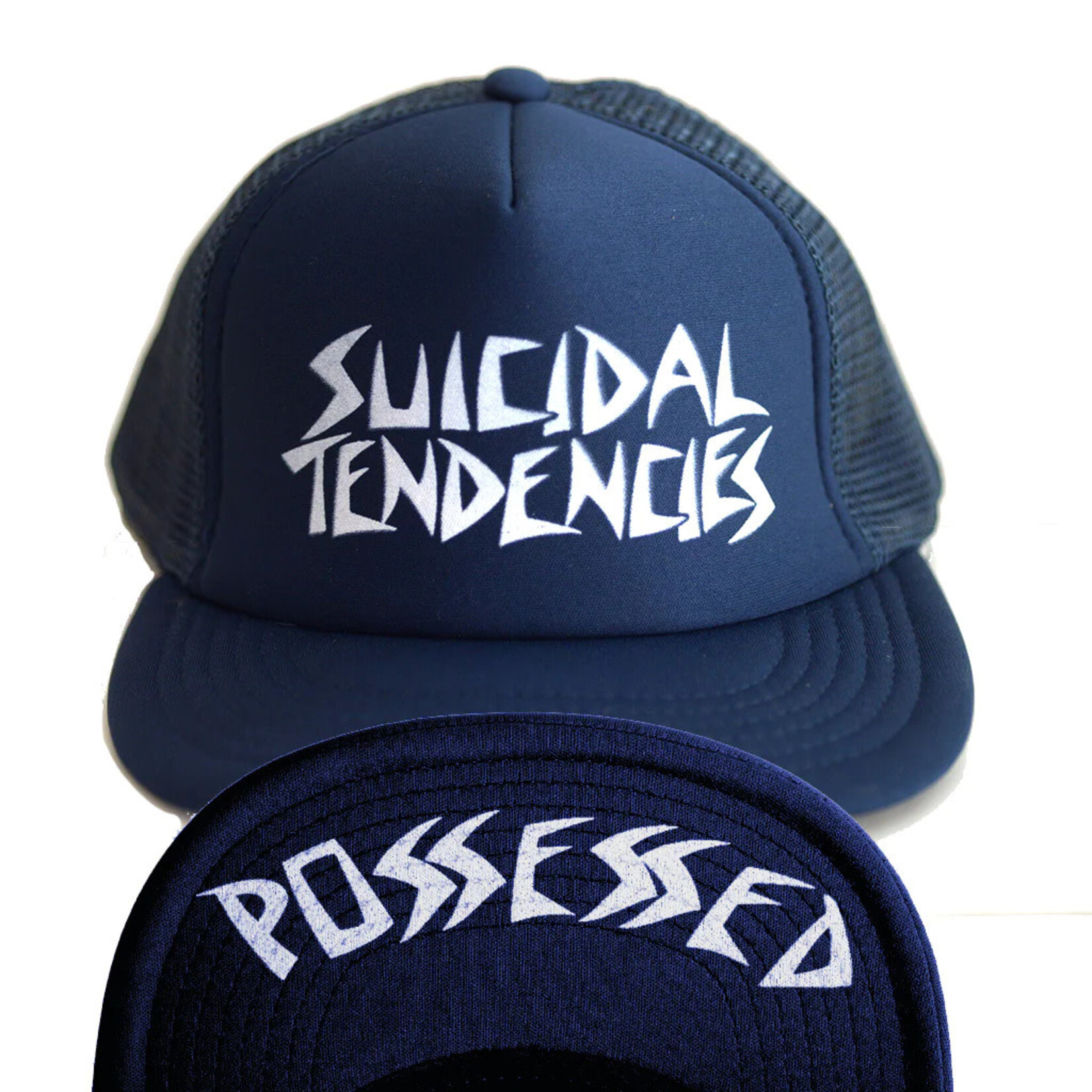 Dogtown Suicidal Tendencies ST OG/Possessed Flip Mesh Hat - Navy