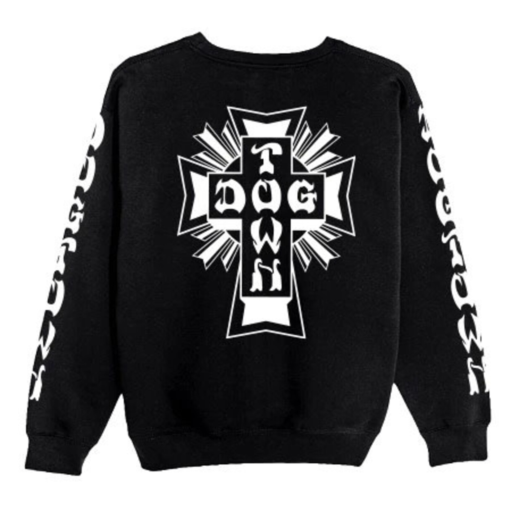 Dogtown Dogtown Cross Logo Crewneck Sweatshirt - Black
