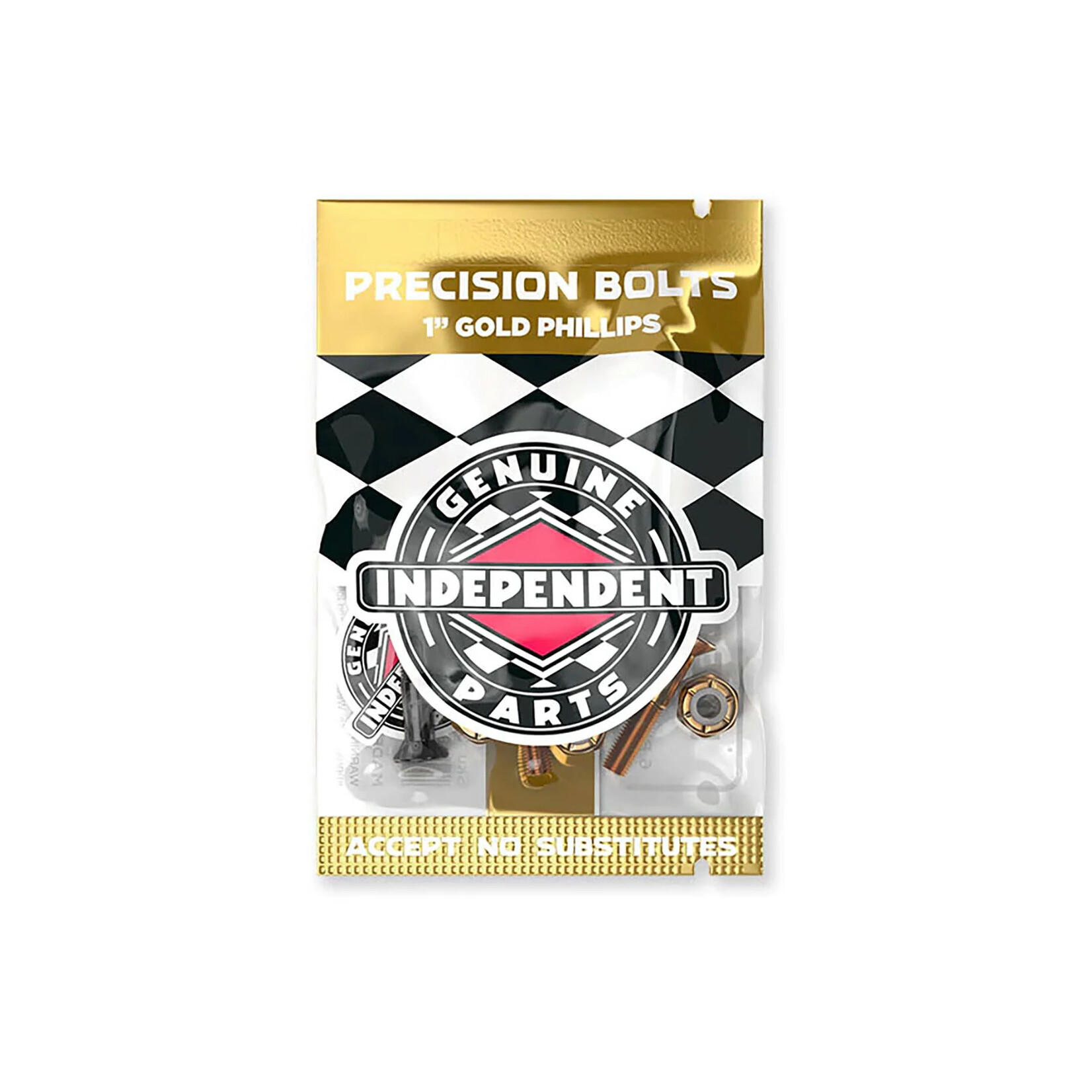 Independent Independent Hardware - Black/Gold - 1"