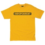 Independent Independent Bar Logo T-Shirt - Gold