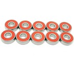 Abec-7 Abec-7 Runner Chrome Bearings - Red