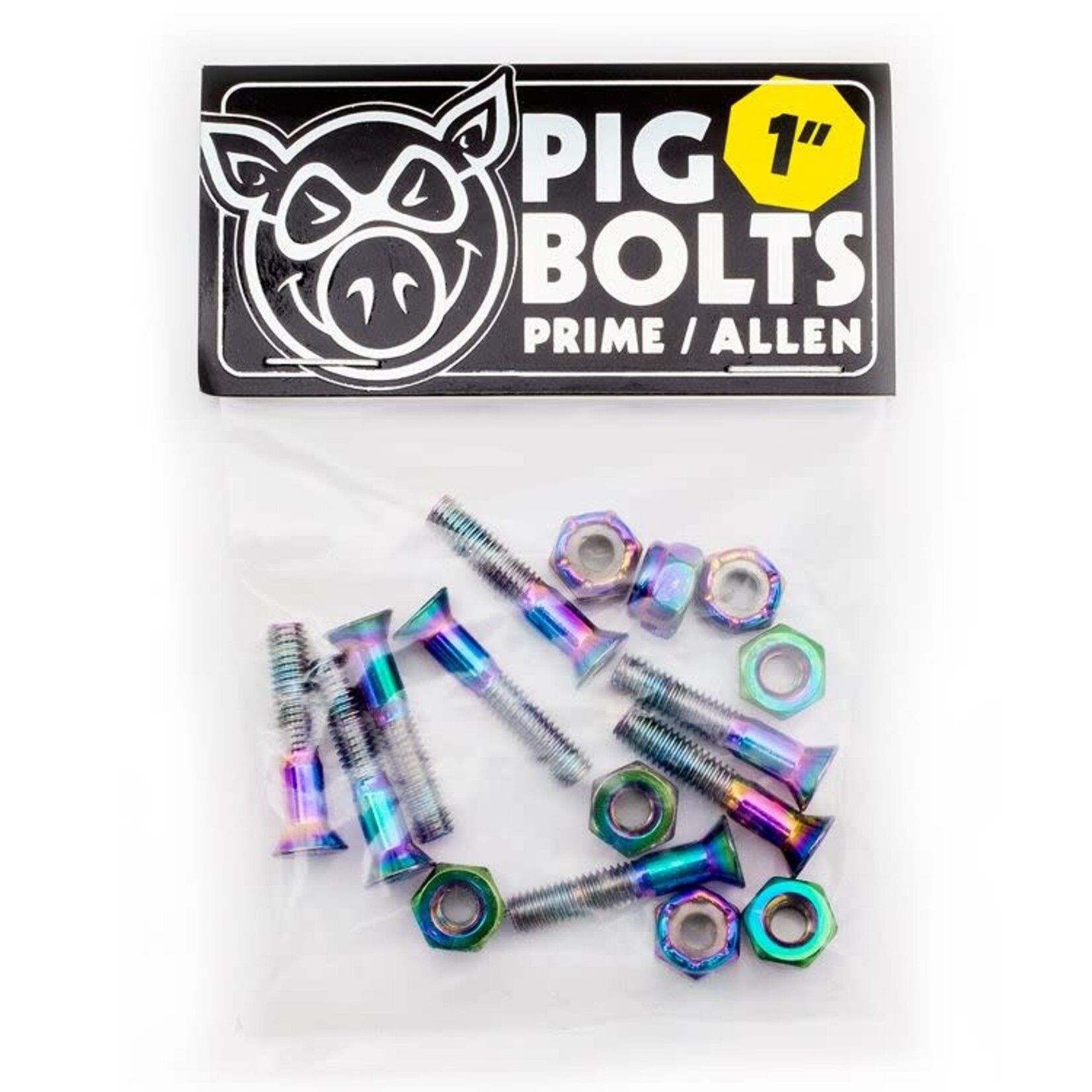 Pig Wheels Pig Bolts 1" Allen Hardware - Prime