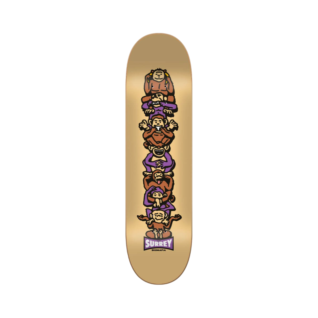 SK8MAFIA Sk8Mafia Surrey Piled Deck 8.25" x 32" Attic Skate & Snow Shop