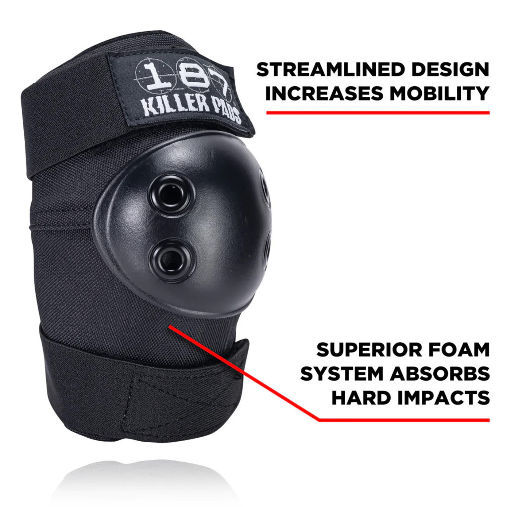 187 Killer Pads 187 Killer Pads - Six Pack Pad Set - Black -