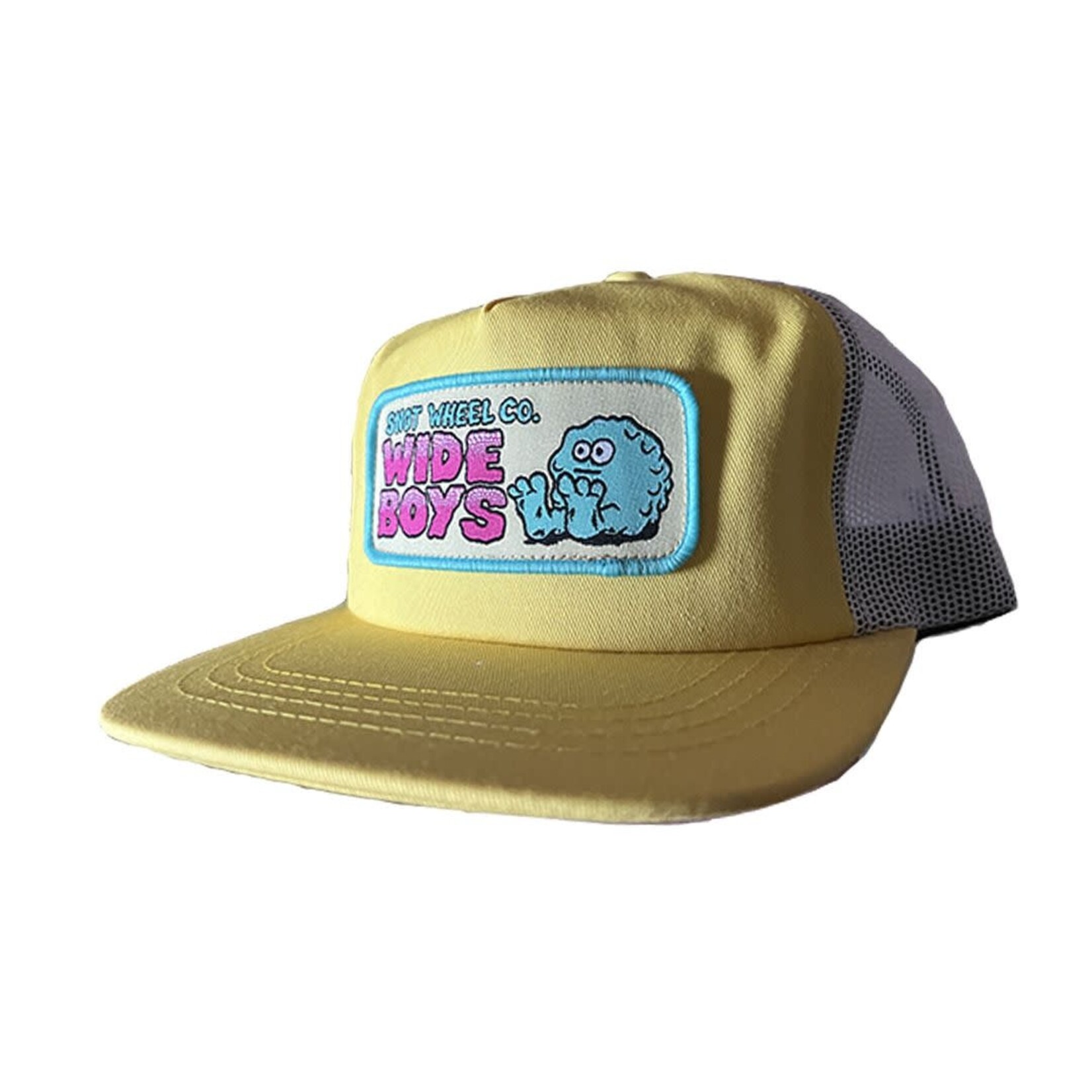 Snot Snot Wide Boys Classic Trucker Hat - Yellow