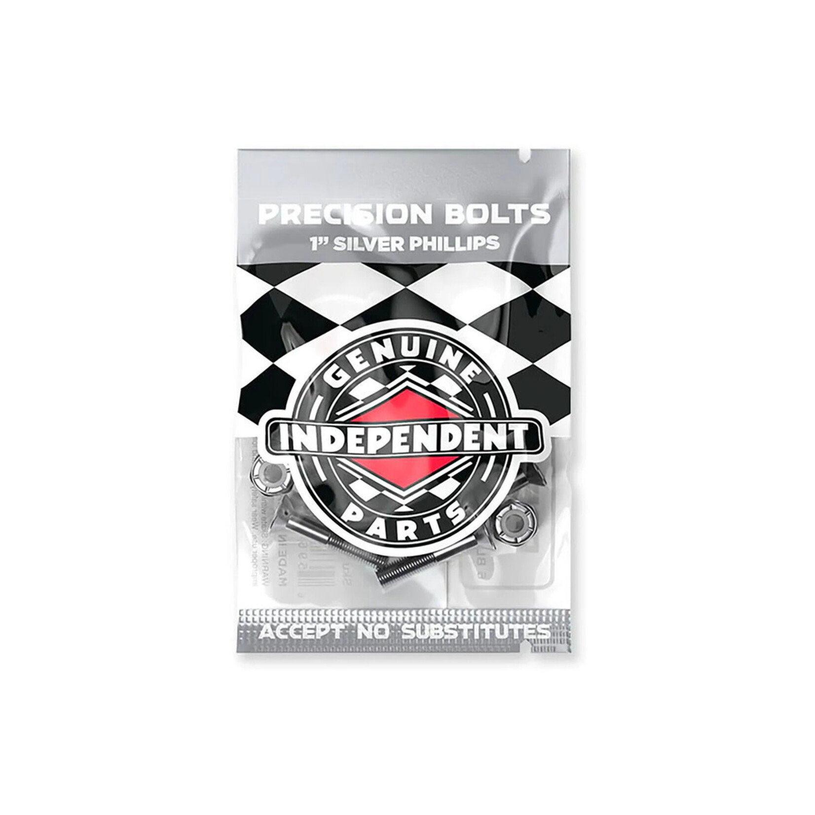 Independent Independent Precision Bolts Phillips Hardware 1" Black/Silver
