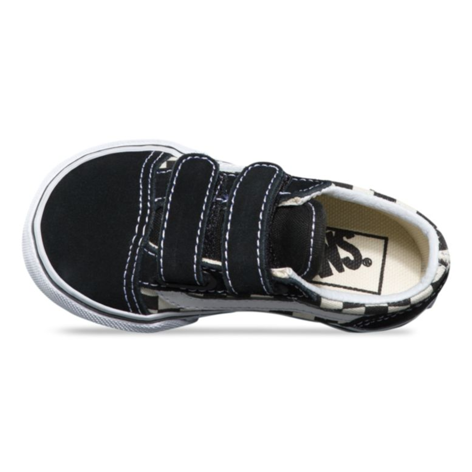 Vans Vans Toddler Old Skool V Shoes - Check Black/White - 9