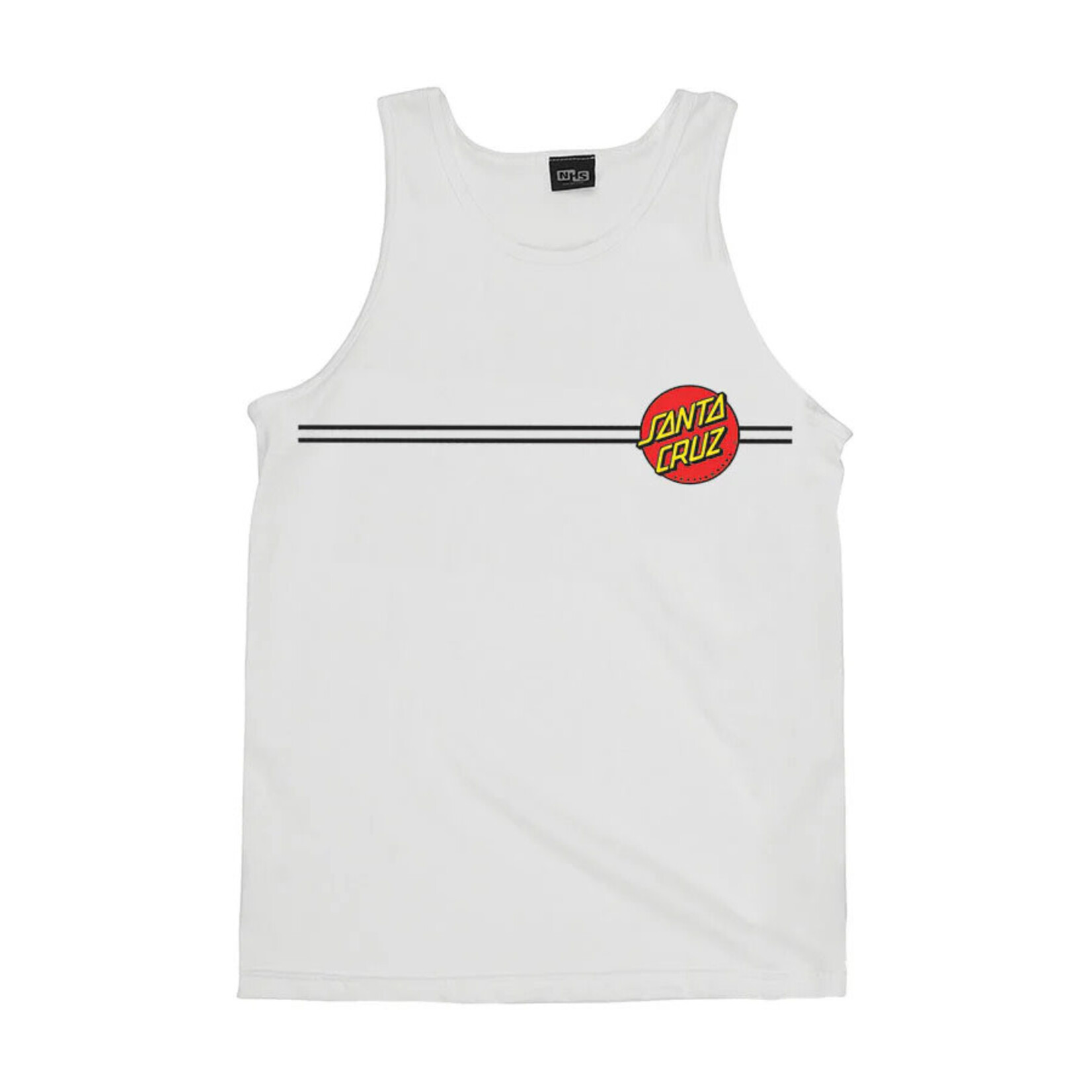 Santa Cruz Skateboards Santa Cruz Classic Dot Tank T-Shirt - White
