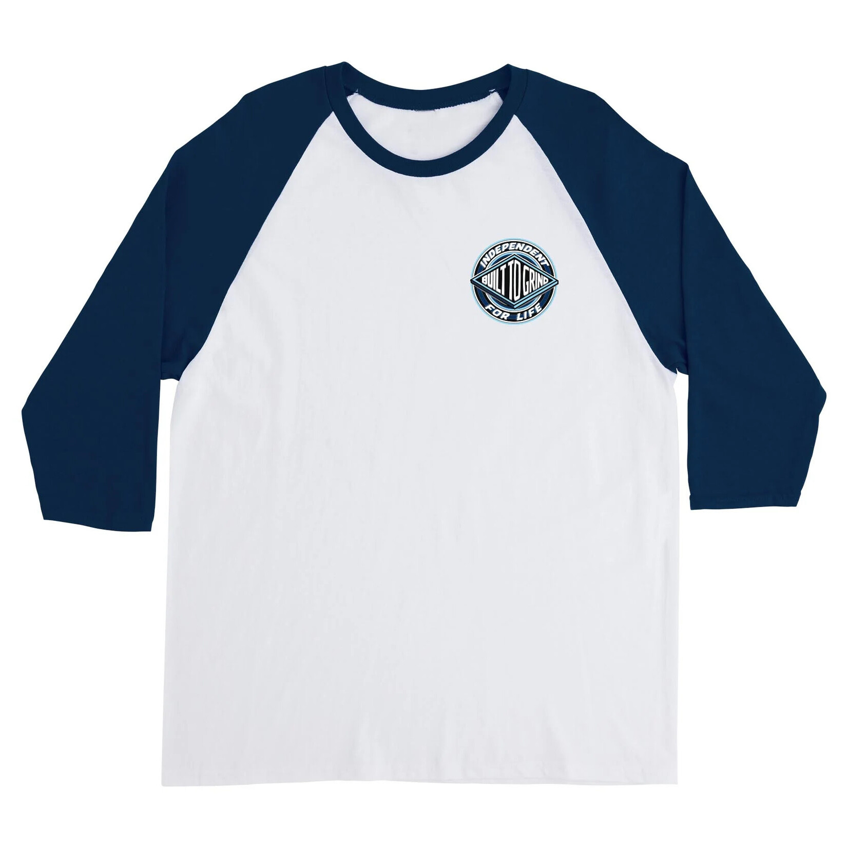 Independent Independent For Life Clutch 3/4 Sleeve T-Shirt - White/Navy