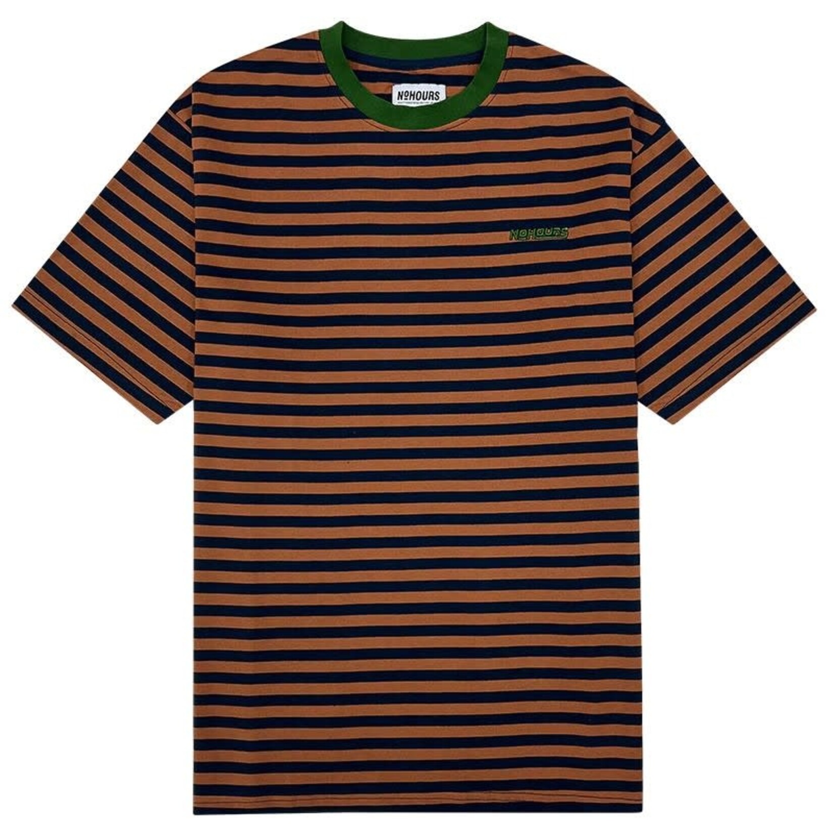 No Hours No  Hours Leftovers T-Shirt - Brown/Dark Navy