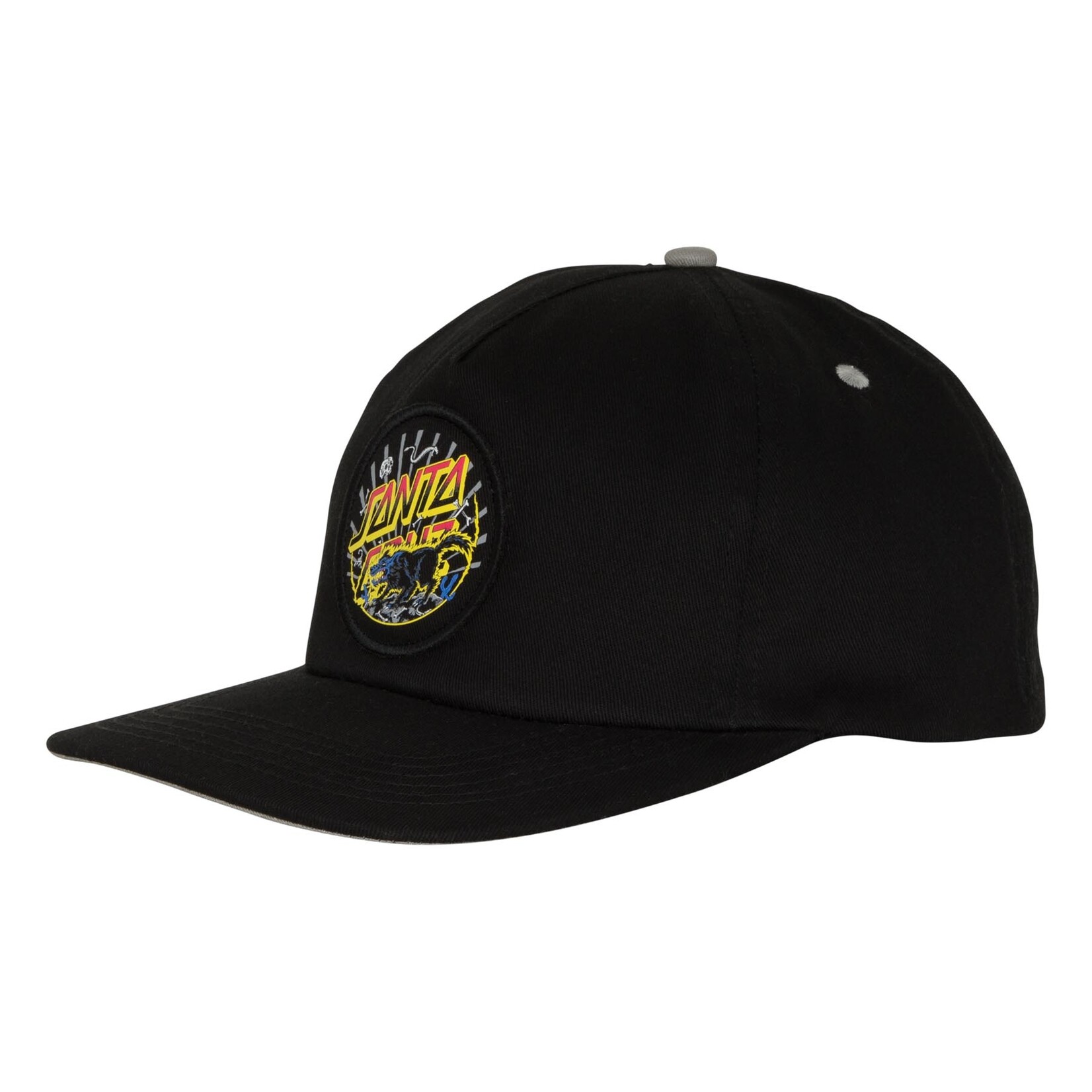 Santa Cruz Skateboards Santa Cruz Kendall Wolf Snapback Hat - Black