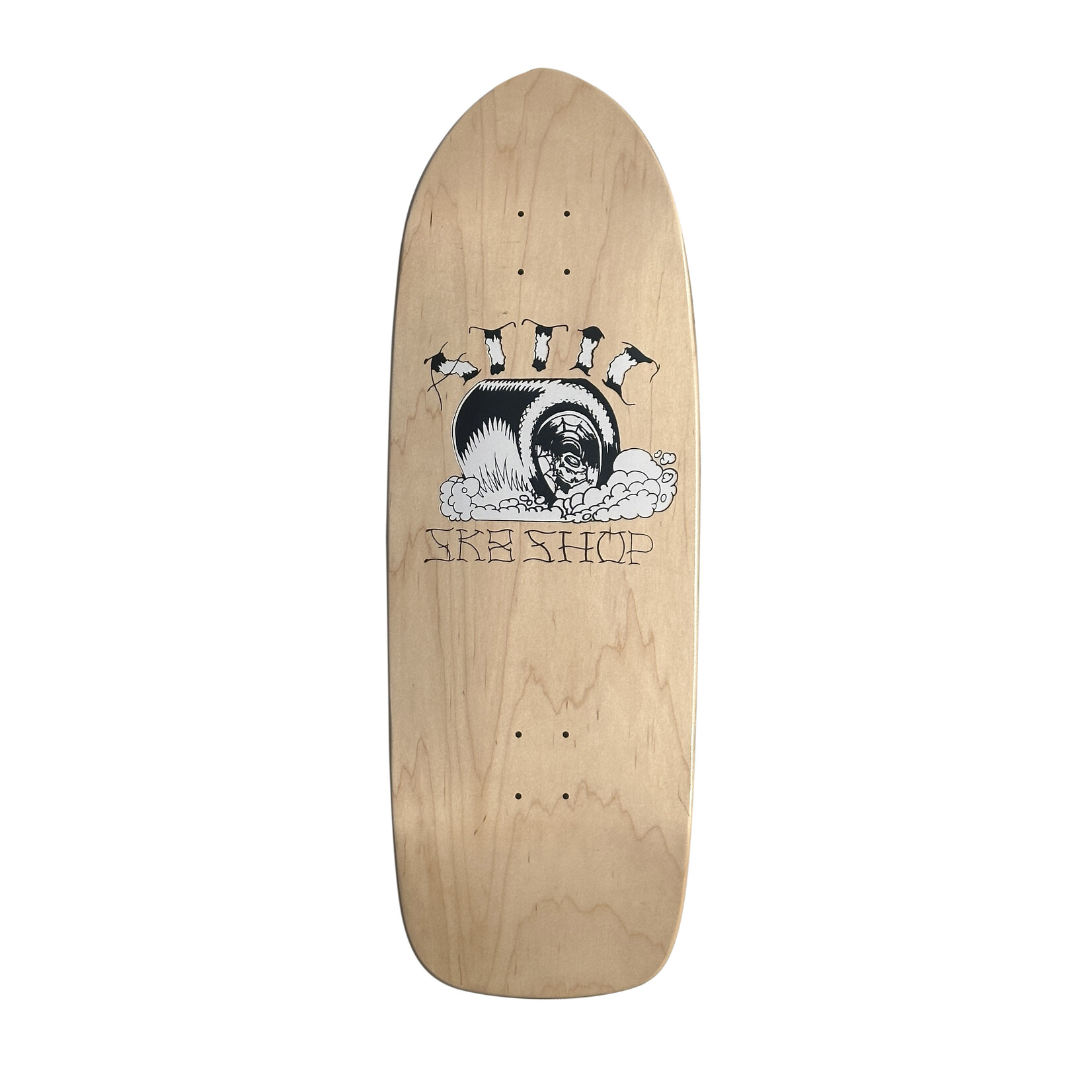 ATTIC Attic - Smoke Out Deck -  11" x 32.5" x 16"  Screen Printed / handcrafted in USA/Mexico Boarder
