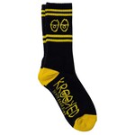Krooked Krooked Eyes Socks - Black/Yellow