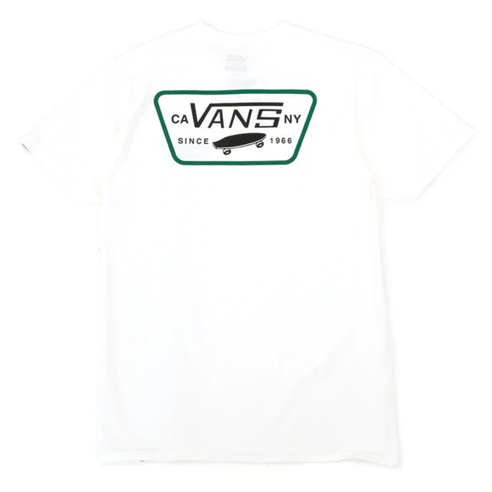 Vans Vans Full Patch Back T-Shirt - White/Black/Verda