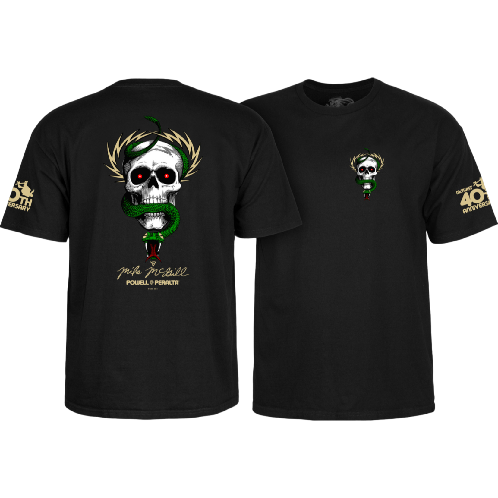 Powell Peralta Powell Peralta McGill 40th Anniversary T-Shirt - Black