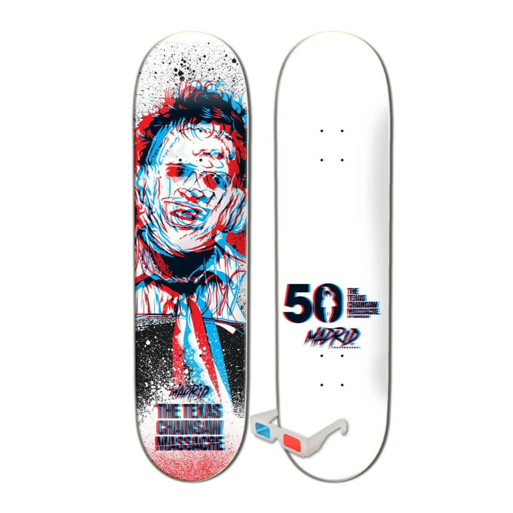 Madrid Madrid TCM Headcheese Deck - 8.5" x 32.5" W/3D Glasses