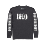 1910 1910 OG Font L/S Tee - Charcoal Heather -