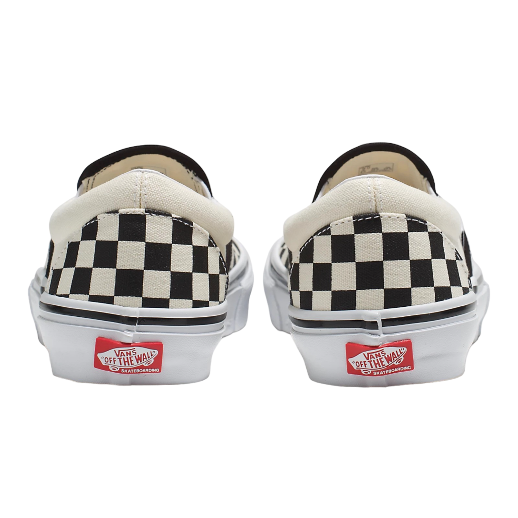 Vans Vans Skate Slip On Checkerboard Shoes - Black/Off White -