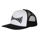 Independent Independent Span Mesh Trucker High Profile Hat - White / Black