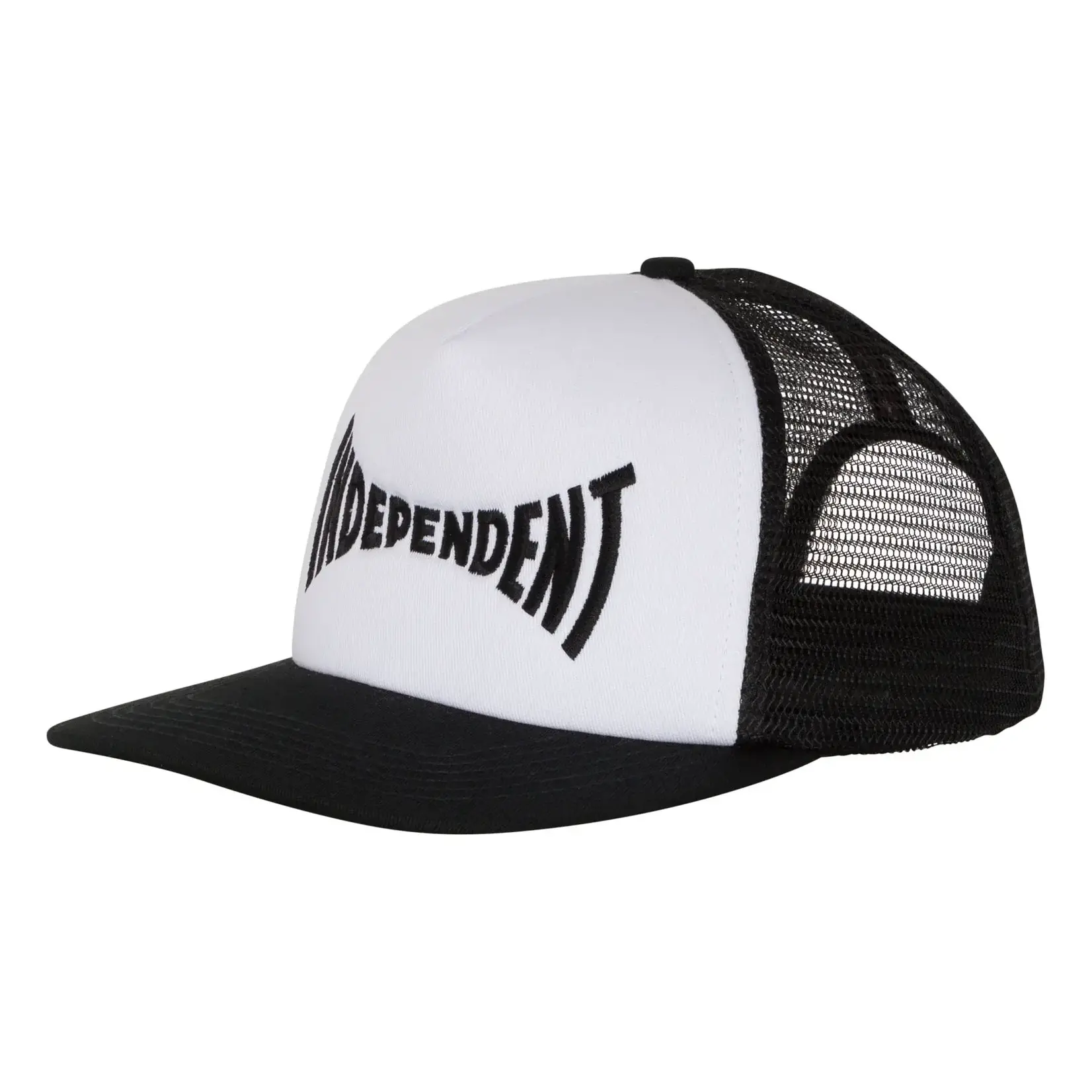Independent Independent Span Mesh Trucker High Profile Hat - White / Black