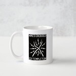 Toy Machine Toy Machine Wires Crossed Mug - White or Bone