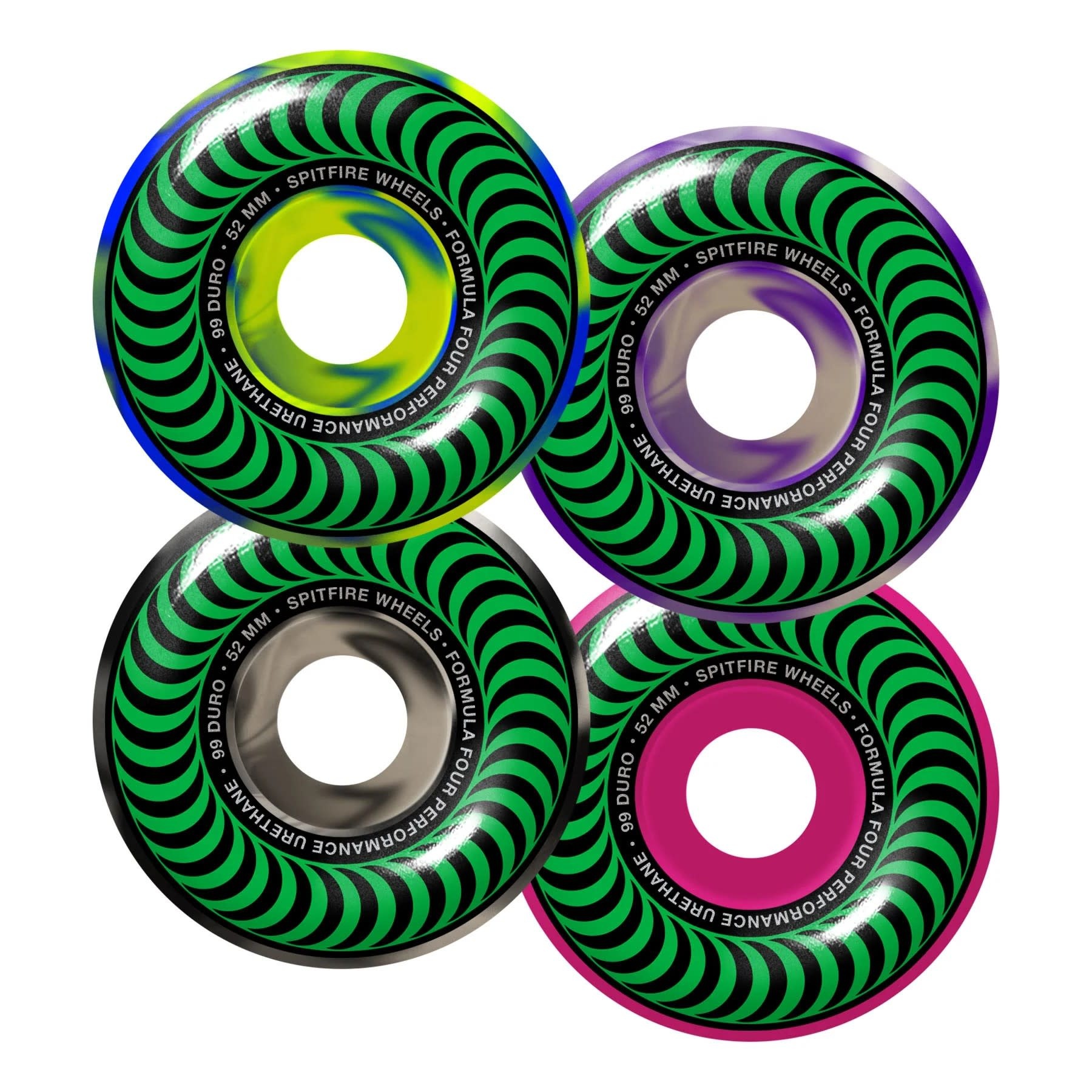 Skateboard Trucks And Wheels Set Spitfire Formula Four