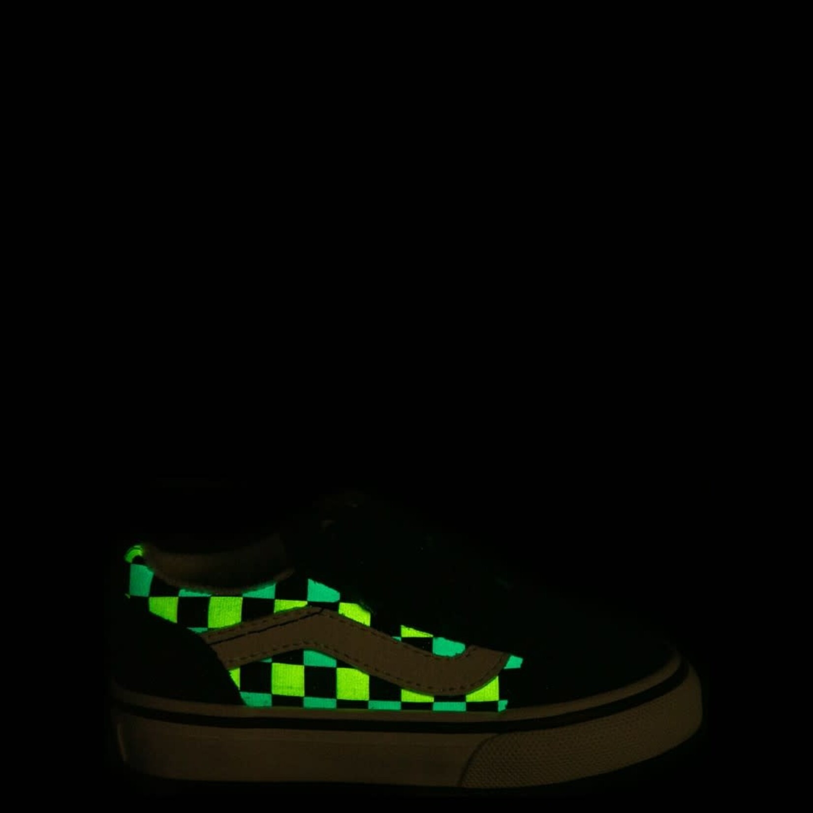 Vans Vans Old Skool V Toddler Shoes - Neon Glow Check -