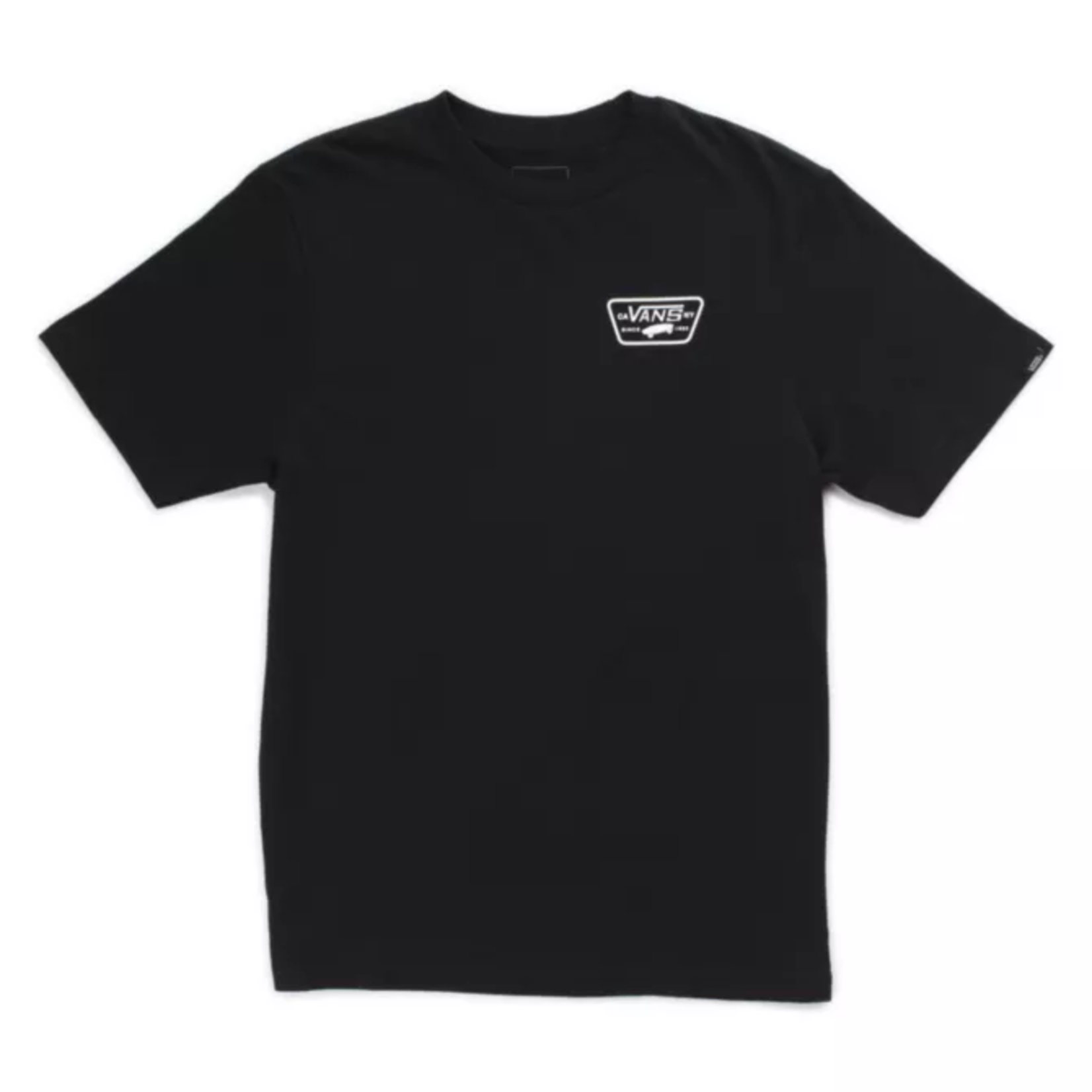 Vans Vans Full Patch Back Boys T-Shirt - Black / White