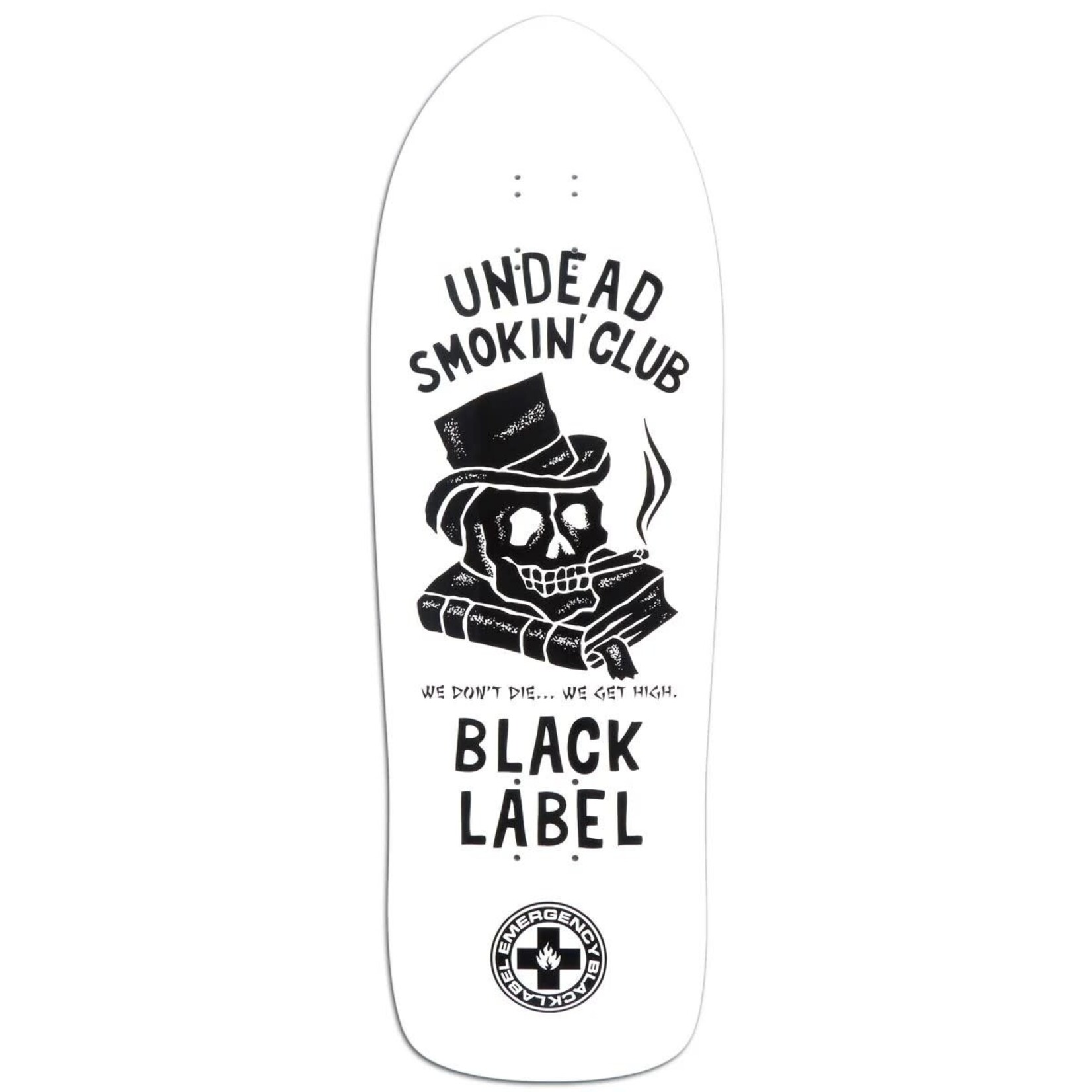 スケートボード BLACK LABEL UNDEAD SMOKIN' CLUB 10.25 BLACK LABEL 『