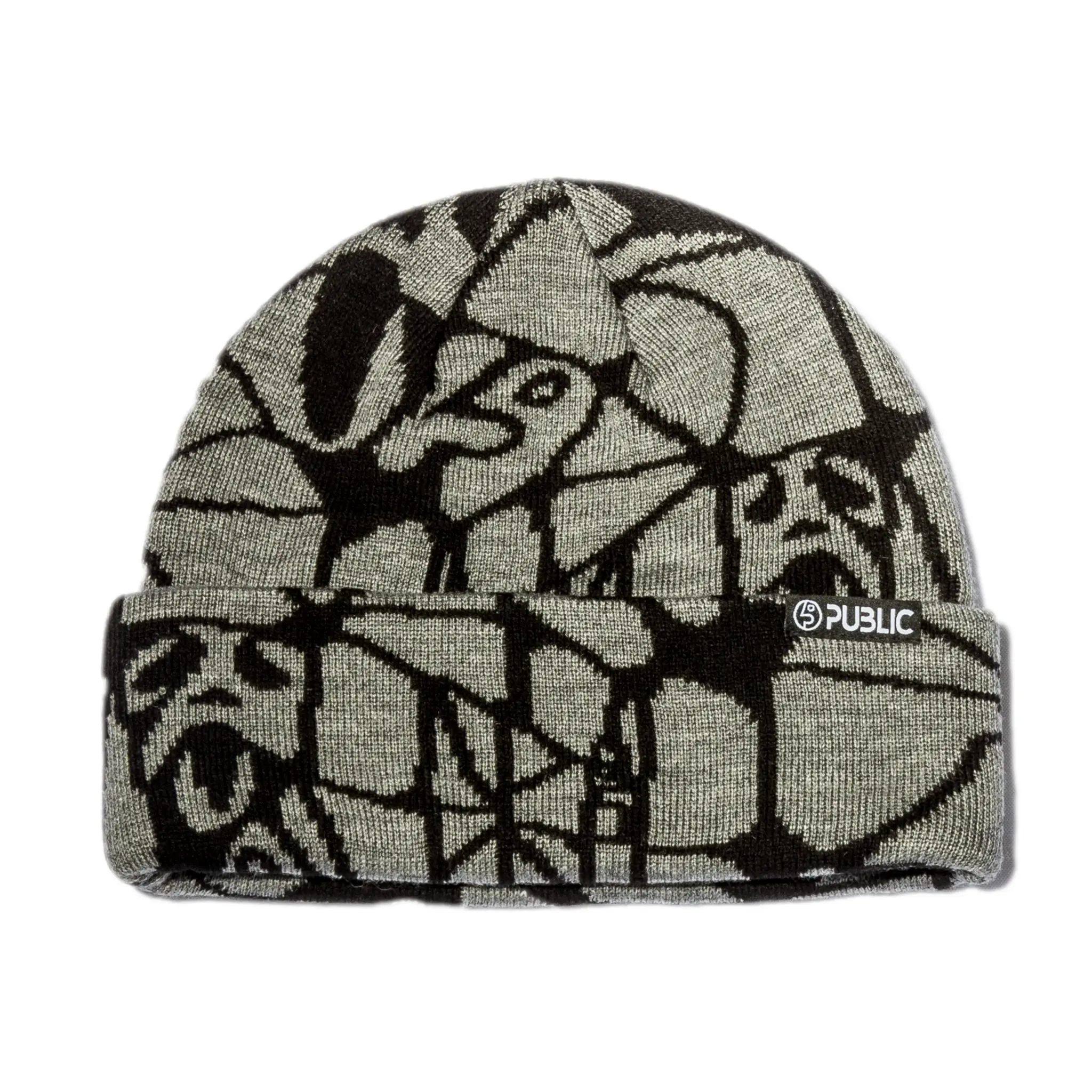 Public - General Beanie - Gray - Attic Skate & Snow Shop