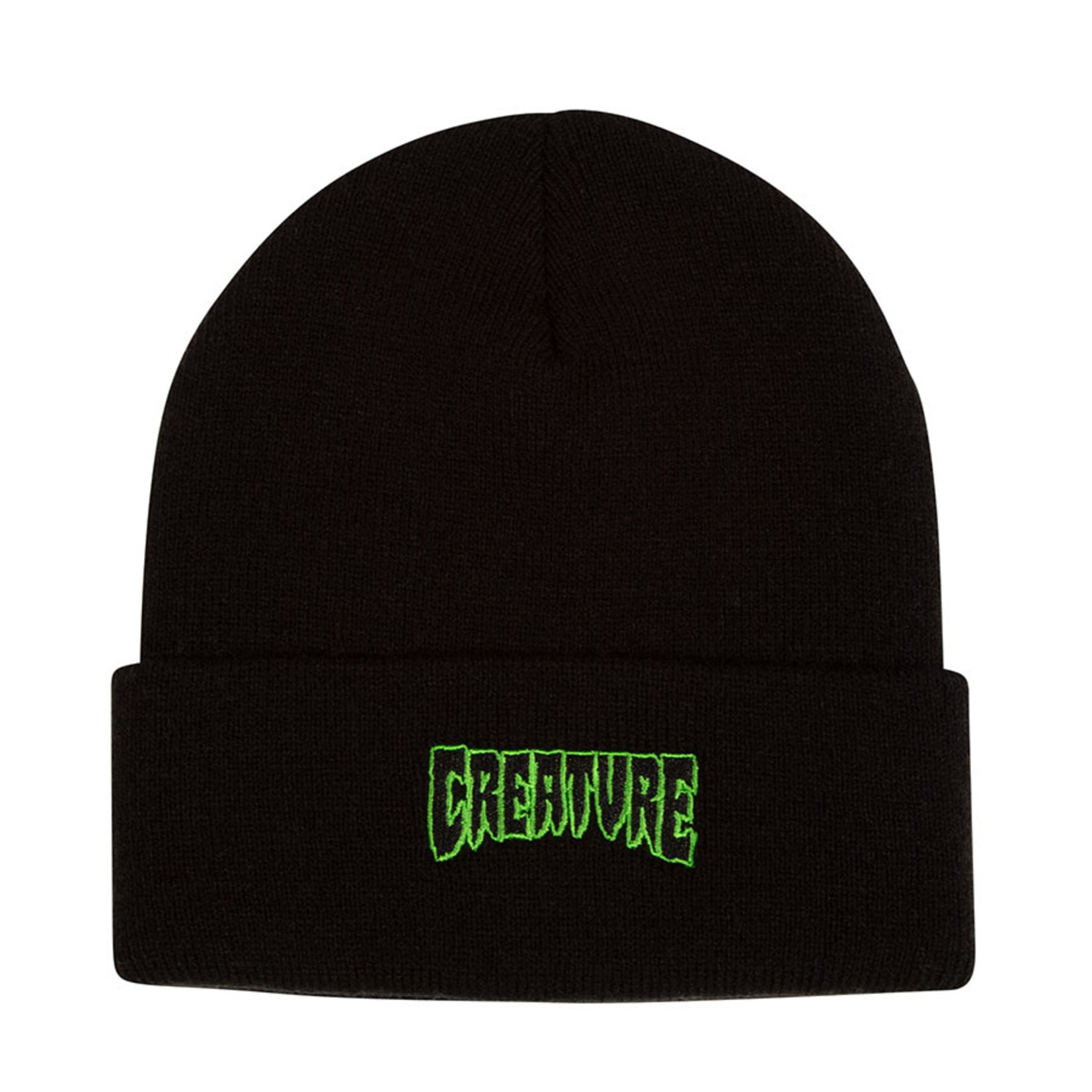 Creature Creature Logo Outline Beanie - Black