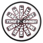 Independent Independent - Time to Grind Wall Clock - Black