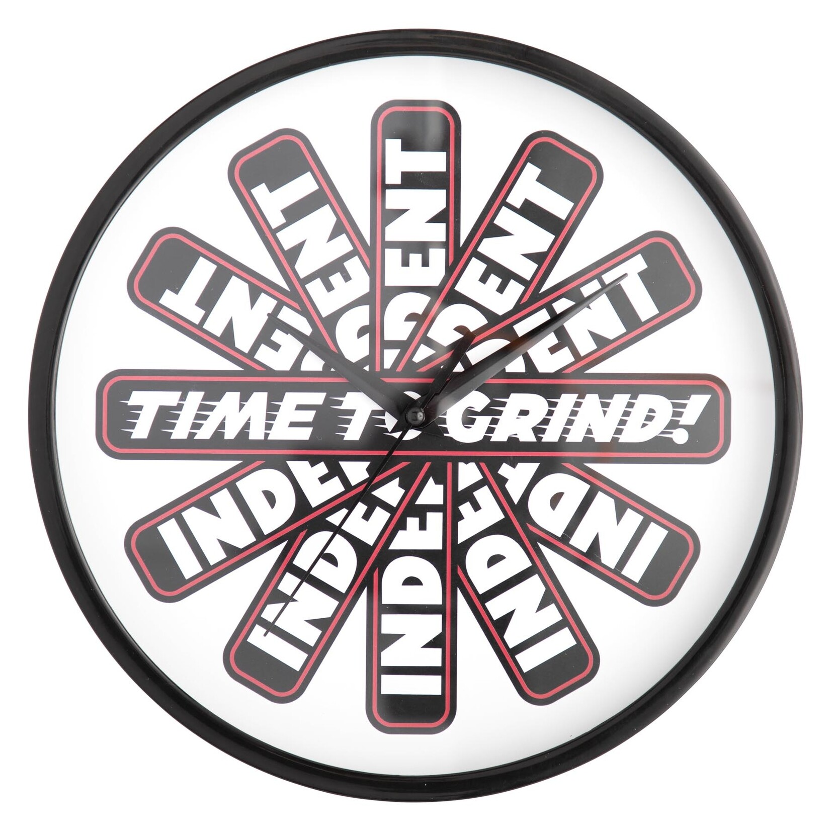 Independent Independent - Time to Grind Wall Clock - Black