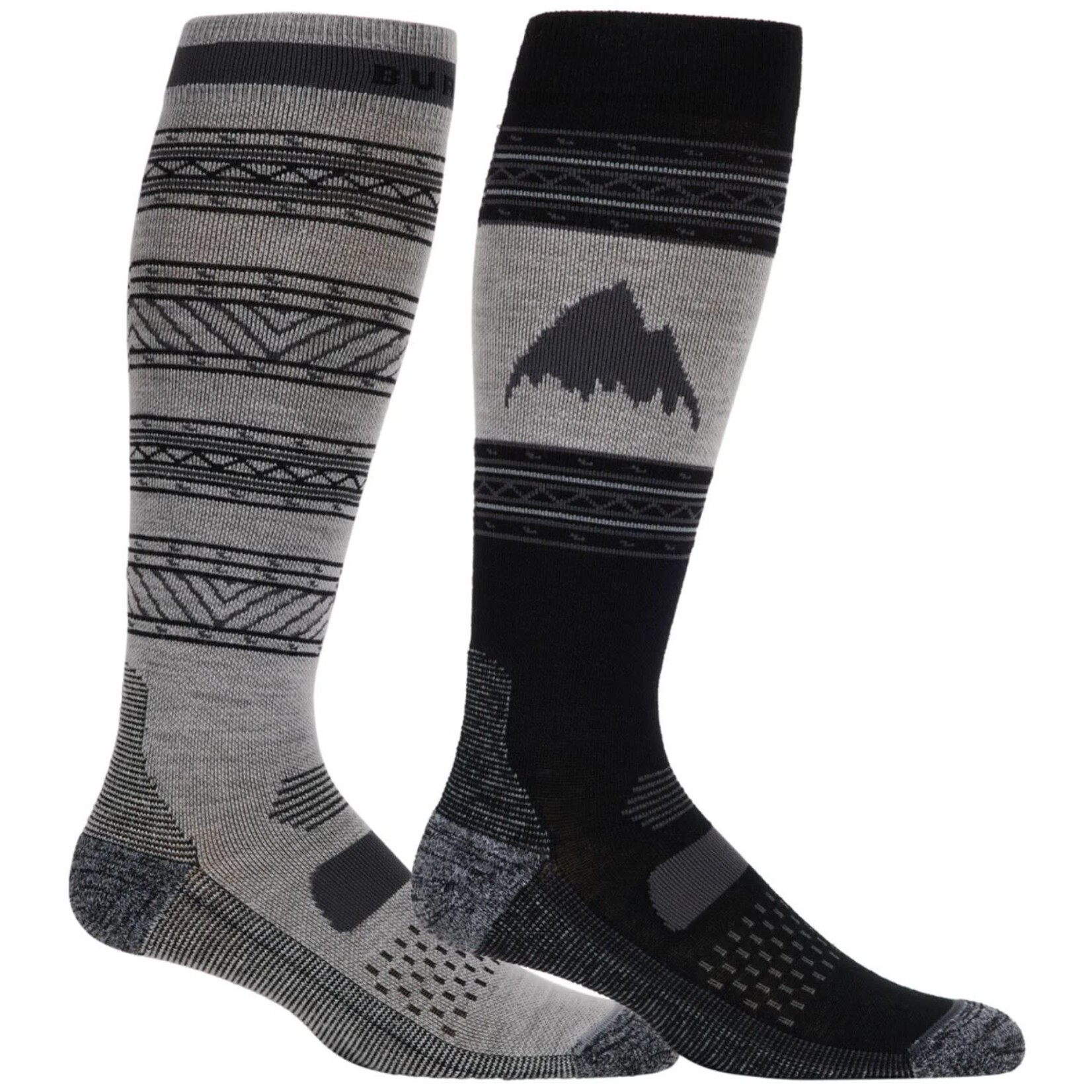 Burton Burton Performance Lightweight 2 Pack Socks-True Black-Large