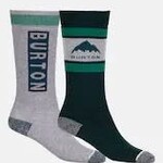 Burton Burton Kids  Weekend Midweight Socks (2 Pack)-Deep Emerald-M/L